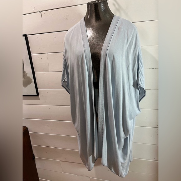 Draped Pale Blue Jacket – Azure Skies – S/M - Picture 7 of 11